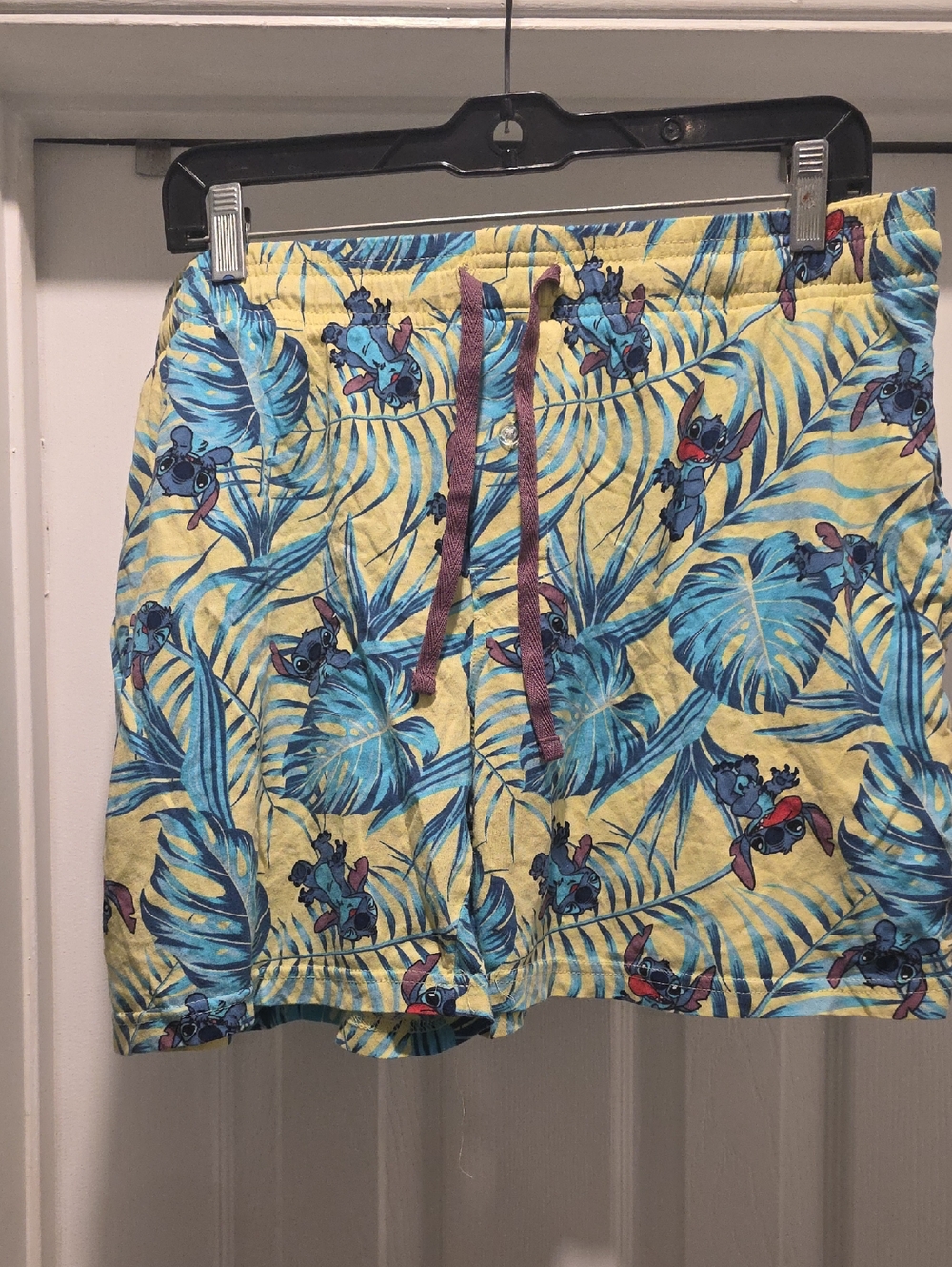 Disney Tropical Print Cotton Shirt - Yellow & Blue